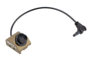 Unity Tactical Hot Button rail-mount remote switch with 7" cable and FDE finish